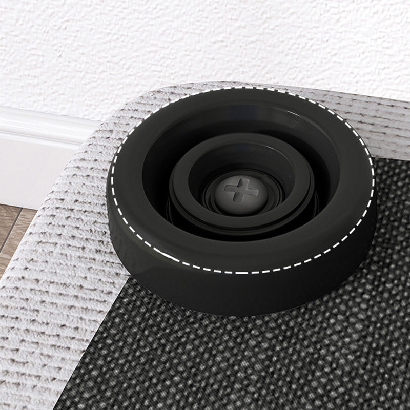 Tufted Pouf Solid Color Fabric Square Scratch Resistant Pouf Ottoman with Storage