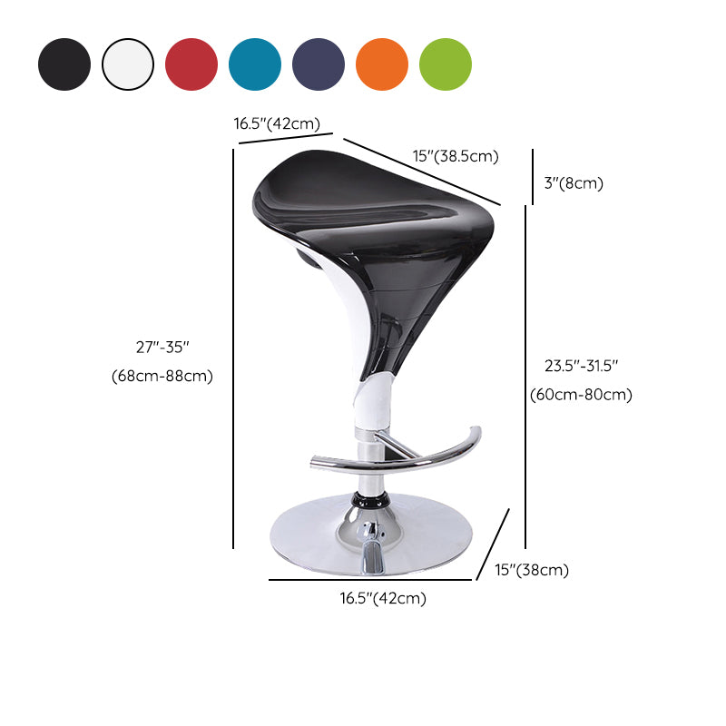 Contemporary Counter Height Stools Adjustable Height Bar Stool