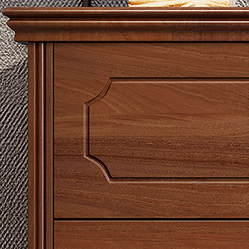 33.07" Tall Wood Accent Chest Mid-Century Modern 6 - Drawer Chest