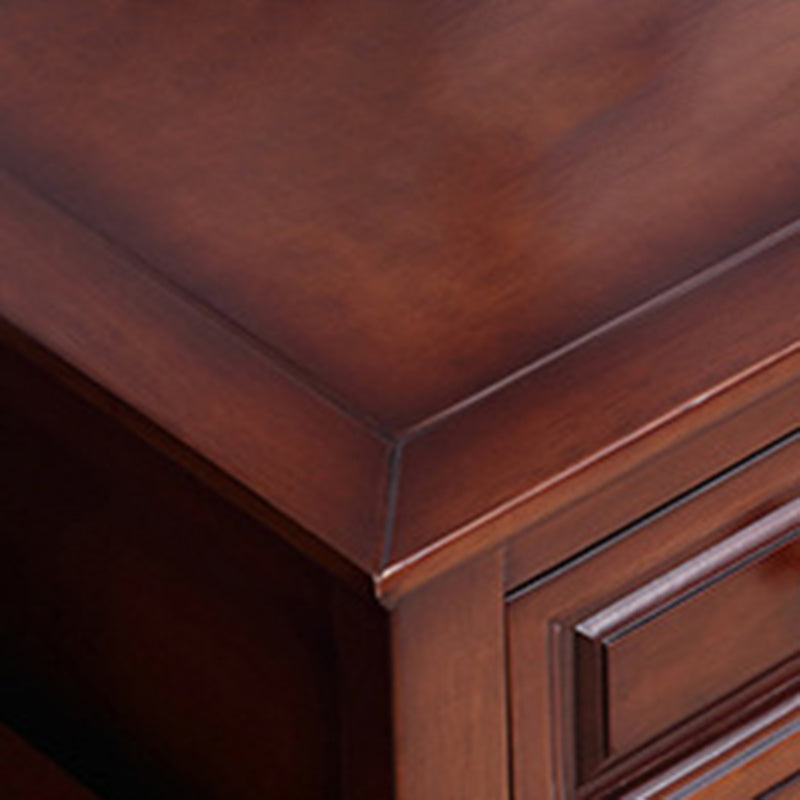 Mid Century Modern Brown Accent Chest Rubberwood 4/5/6 - Drawer Chest