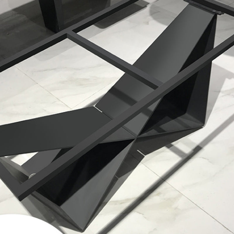 Slate Top Coffee or End Table Abstract Coffee Table, 17.71" High