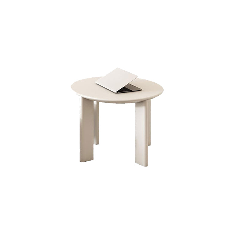 Scandinavian Solid Wood Cocktail Table Round 4 Legs Coffee Table Set