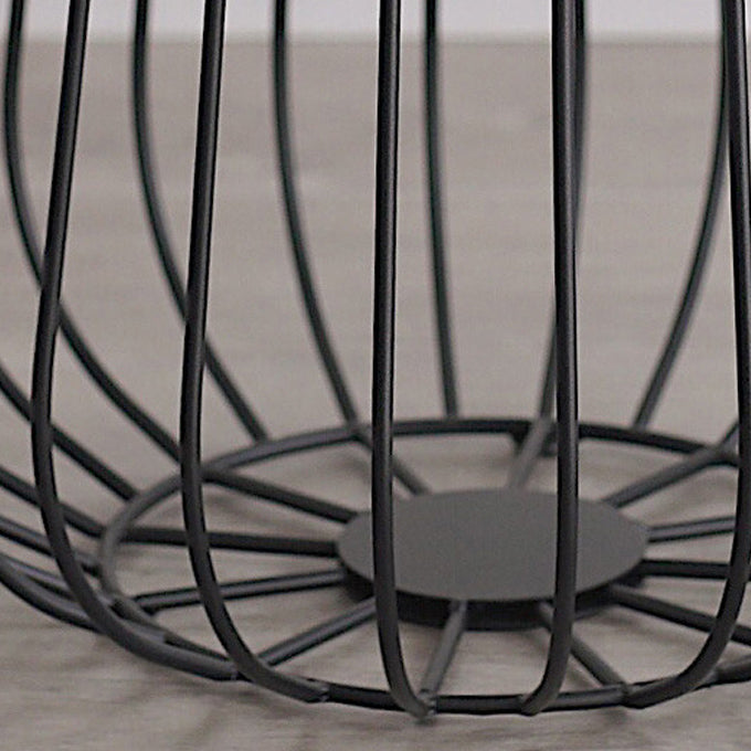 Iron Round Coffee Table Mid-Century Modern Frame Coffee Cocktail Table