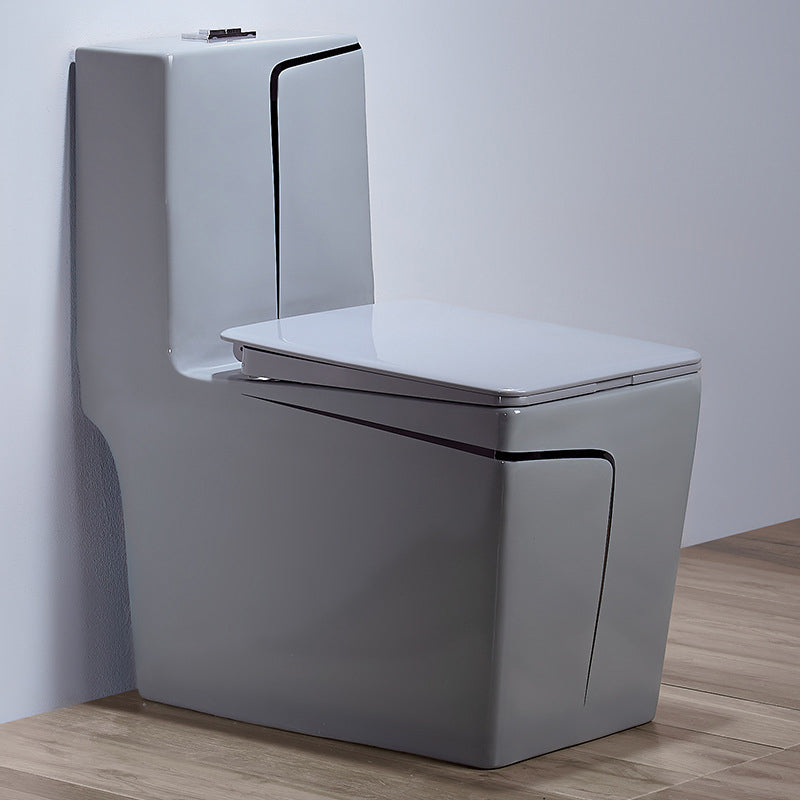 Modern Flush Toilet Ceramic Elong One-Piece Toilet with Slow Close Seat