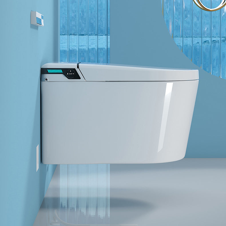 Modern Wall Mount Toilet All-In-One ABS Single Flush Toilet Bowl