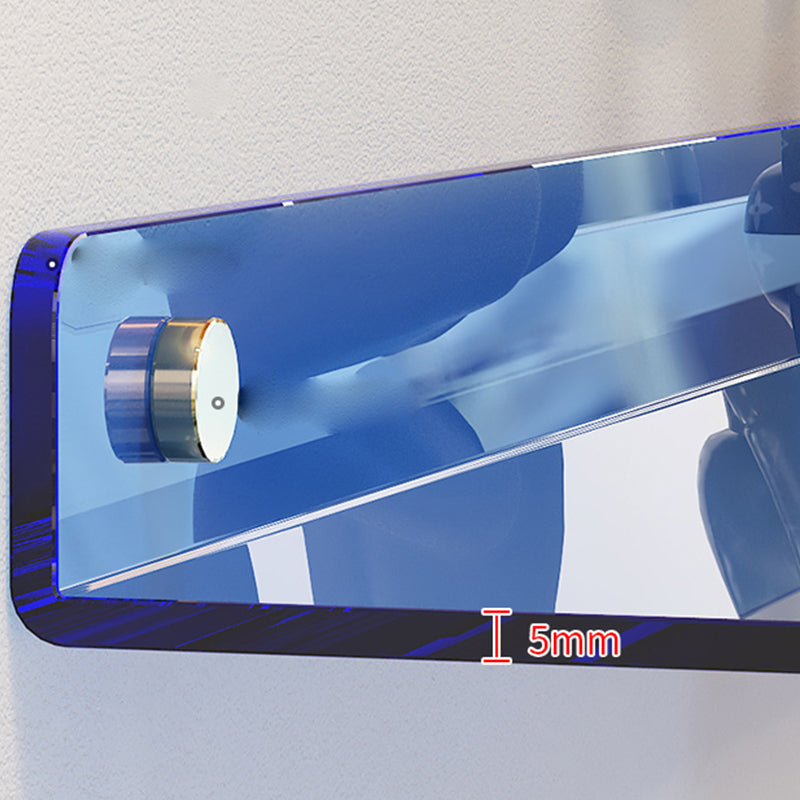 Contemporary Wall Mounted Bookcase Acrylic Book Shelf for Living Room