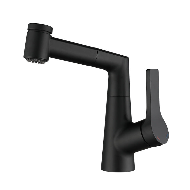 Single Lever Handle Faucets Contemporary Centerset Faucets for Bathroom