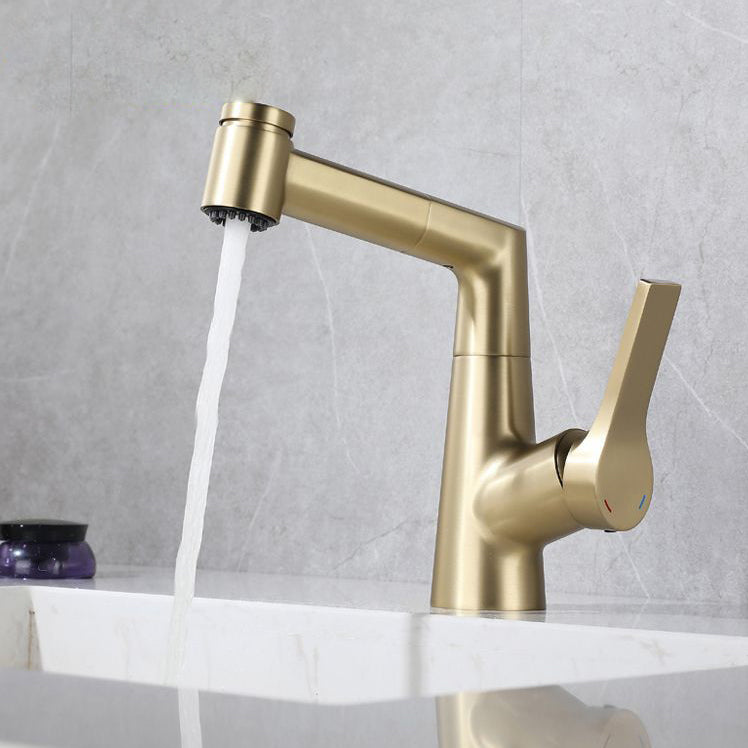 Single Lever Handle Faucets Contemporary Centerset Faucets for Bathroom