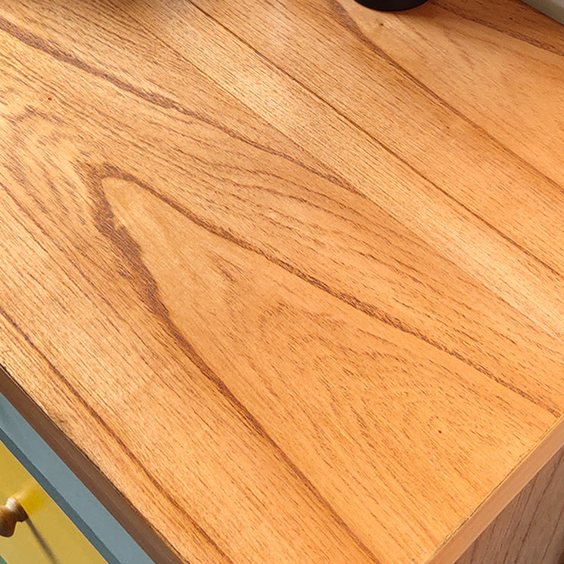 Vertical Nautical Wooden Storage Chest Bedroom Chest with Drawers