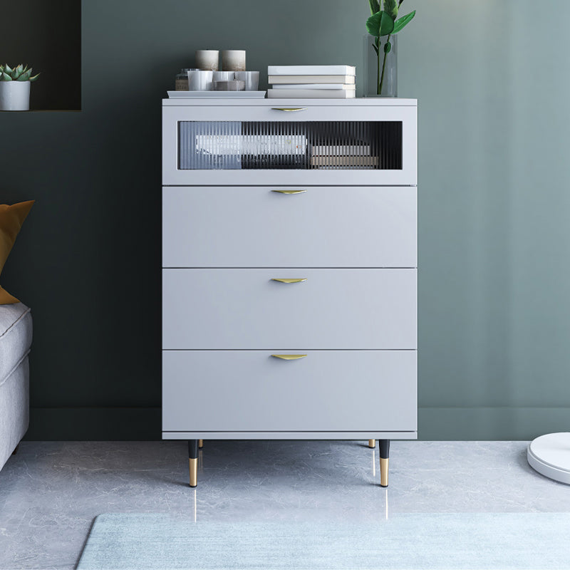 Classic Glam Storage Chest Manufactured Wood Dresser with 3 Drawers