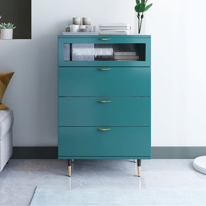 Classic Glam Storage Chest Manufactured Wood Dresser with 3 Drawers