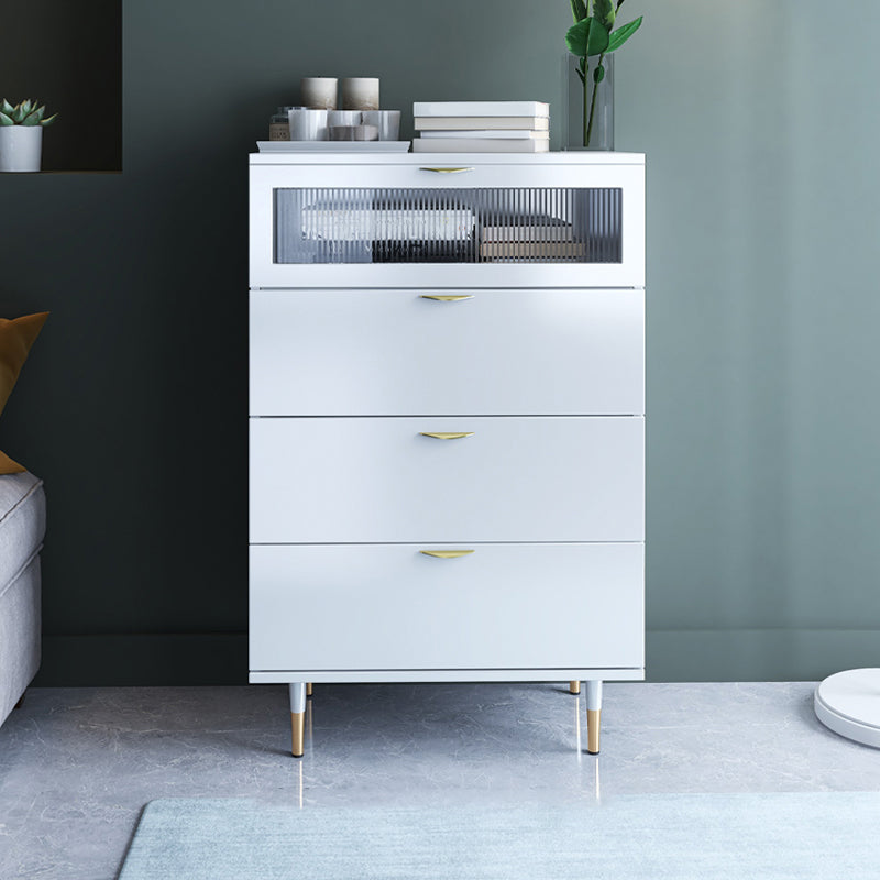 Classic Glam Storage Chest Manufactured Wood Dresser with 3 Drawers