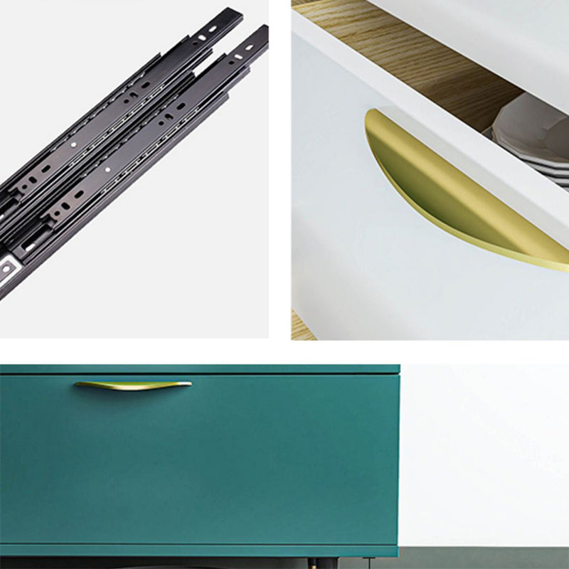 Classic Glam Storage Chest Manufactured Wood Dresser with 3 Drawers