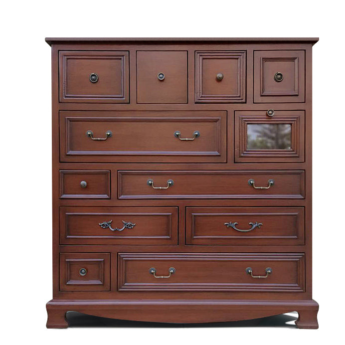 Coastal Dresser Solid Wood Storage Chest Dresser with 8/10/12 Drawers