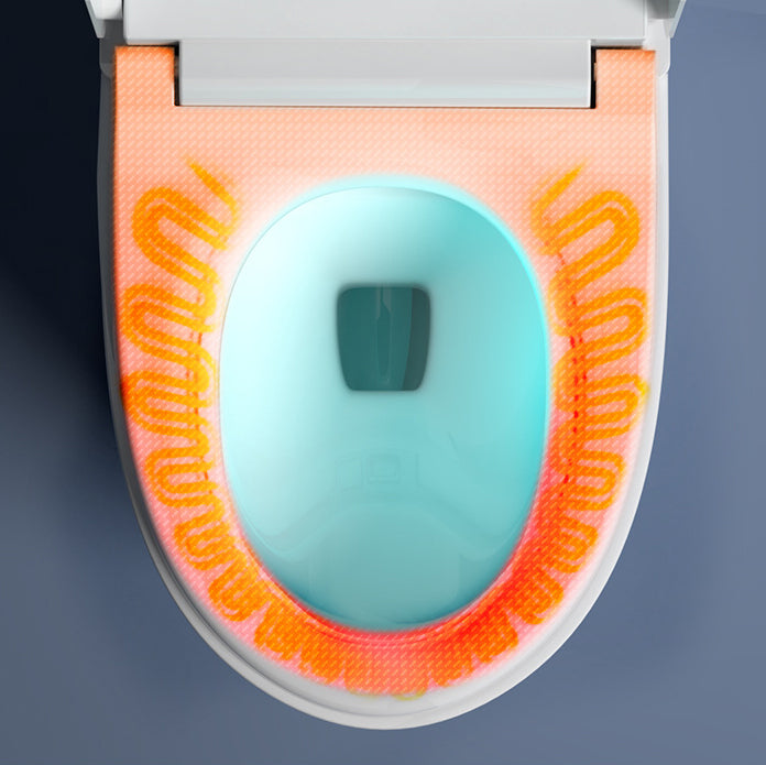 Modern One Piece Toilet Concealed Tank Toilet Bowl for Washroom