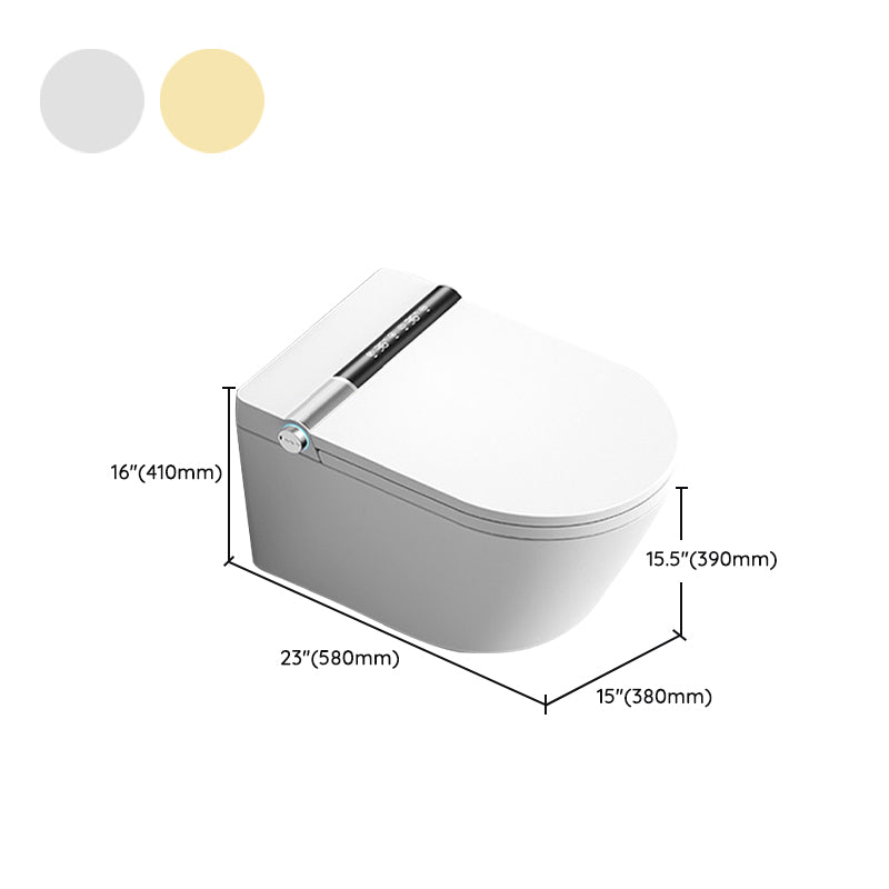 Modern Wall Mount Flush Toilet One-Piece Toilet Single Flush Urine Toilet