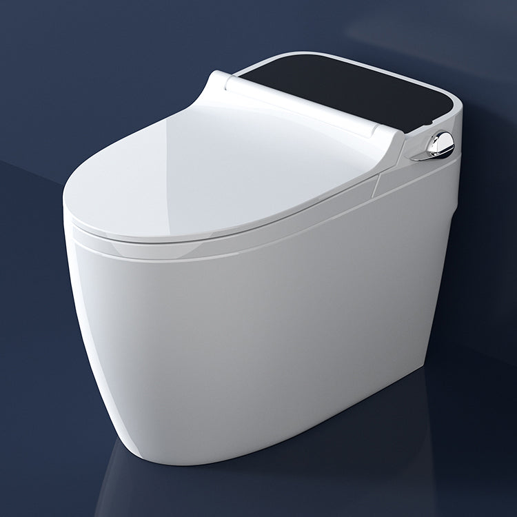 Modern Elong Toilet Bowl Siphon Jet Toilet with Seat for Bathroom