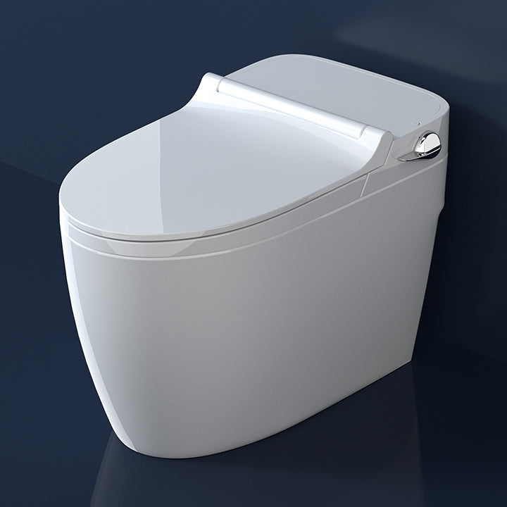 Modern Elong Toilet Bowl Siphon Jet Toilet with Seat for Bathroom