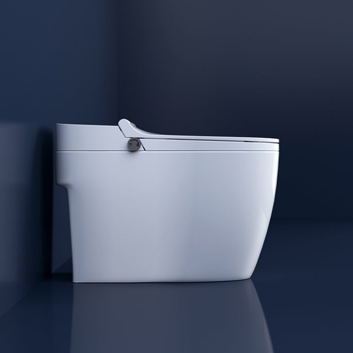 Modern Elong Toilet Bowl Siphon Jet Toilet with Seat for Bathroom