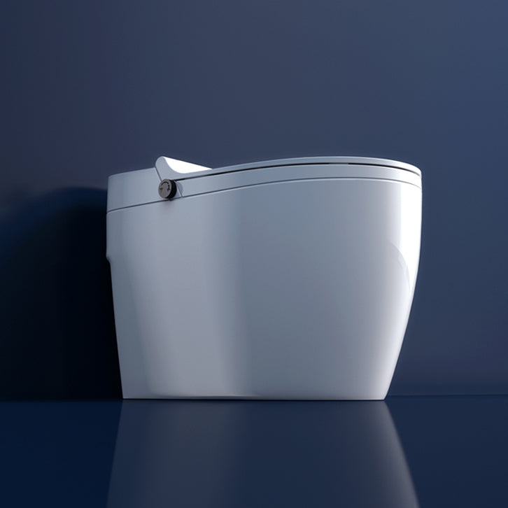 Modern Elong Toilet Bowl Siphon Jet Toilet with Seat for Bathroom