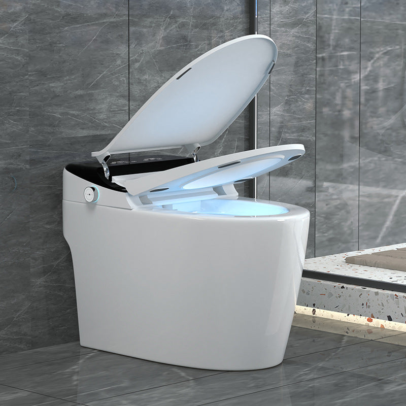 Modern Elong Toilet Bowl Siphon Jet Toilet with Seat for Bathroom