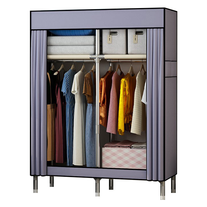 Contemporary Wardrobe Closet with Legs Metal Wardrobe Cabinet