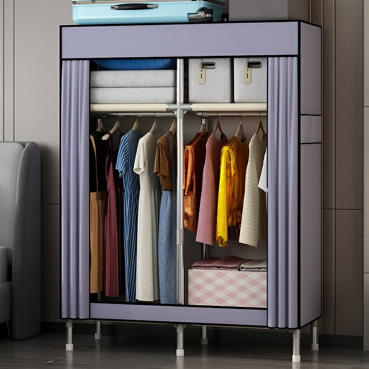 Contemporary Wardrobe Closet with Legs Metal Wardrobe Cabinet
