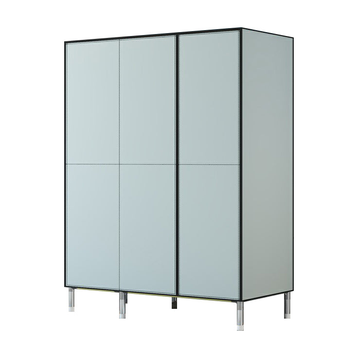 Hinged Steel Wardrobe Armoire Contemporary Wardrobe Closet with Legs
