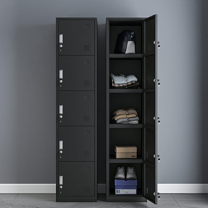 Industrial Storage Cabinet Hinged Wardrobe Closet for Bedroom