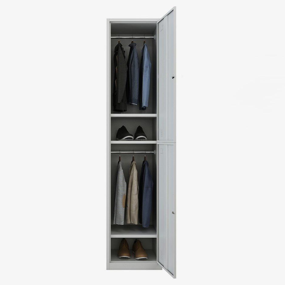 Industrial Storage Cabinet Hinged Wardrobe Closet for Bedroom