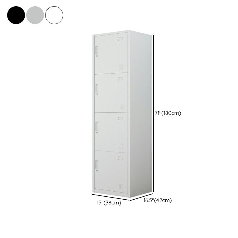 Industrial Storage Cabinet Hinged Wardrobe Closet for Bedroom