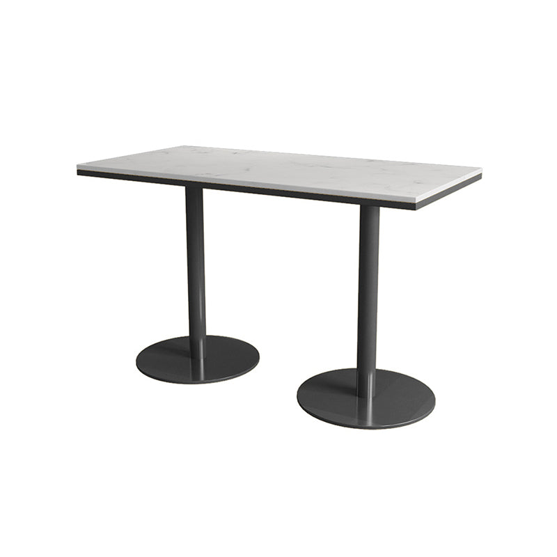 Nordic 1/3/5 Pieces Dining Set Rectangle Stone Dining Table for Cafe