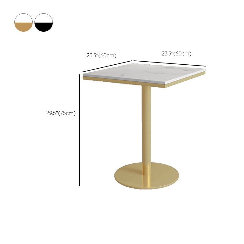 Nordic 1/3/5 Pieces Dining Set Rectangle Stone Dining Table for Cafe