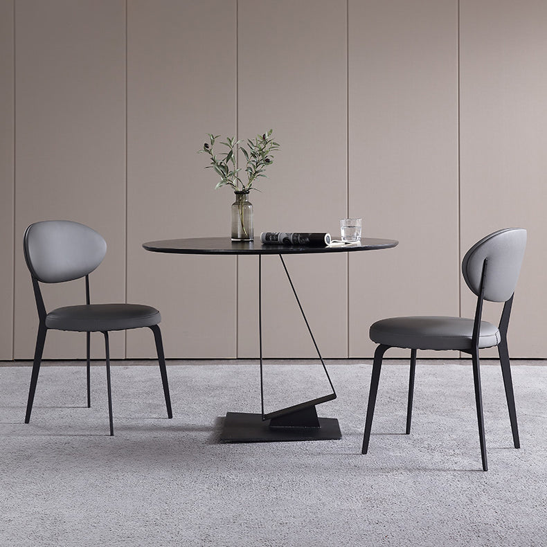 Black Wood Dining Table Set 1/2/3 Pieces Dinette Set for Home