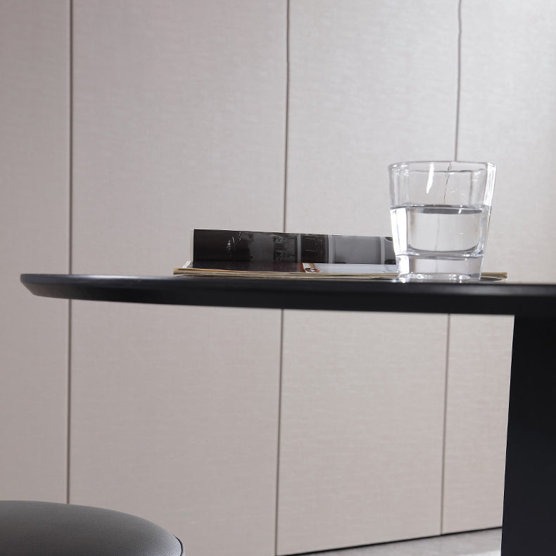 Black Wood Dining Table Set 1/2/3 Pieces Dinette Set for Home