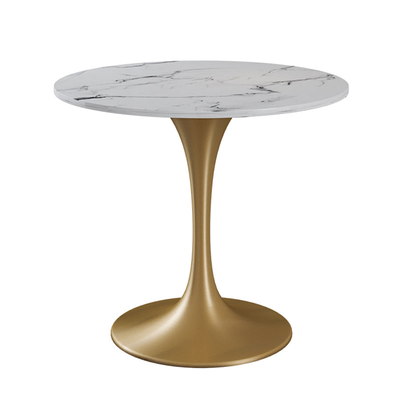 Glam Dinette Set for Dining Room 1/4/5 Pieces Polished Finish Dining Table Set