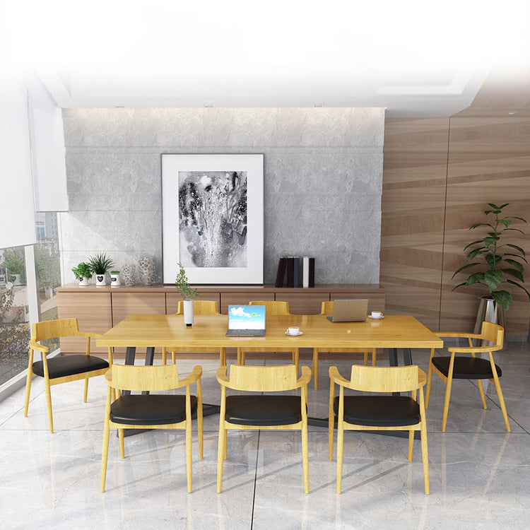 Industrial Dinette Set for Home 1/2/9 Pieces Solid Wood Dining Table Set