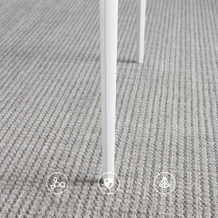 Modern White Dining Table Set 1/4/5/6/7 Pieces Dinette Set for Kitchen