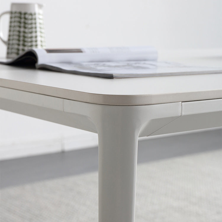 Modern White Dining Table Set 1/4/5/6/7 Pieces Dinette Set for Kitchen