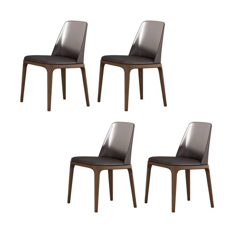 Rectangular Dining Table Set 1/4/5/7 Pieces Dinette Set with Brown Wood Frame