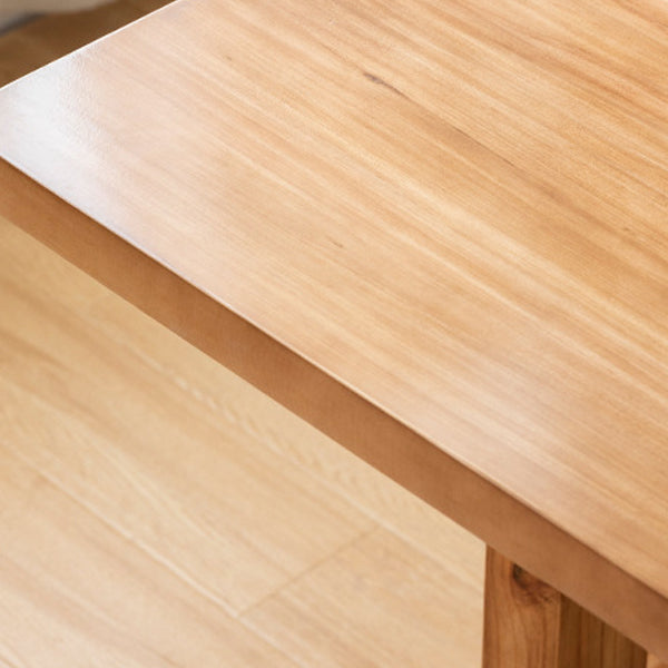 Solid Wood Dining Set 1/4/5 Pcs Rectangle Dining Table and Chair with Arm