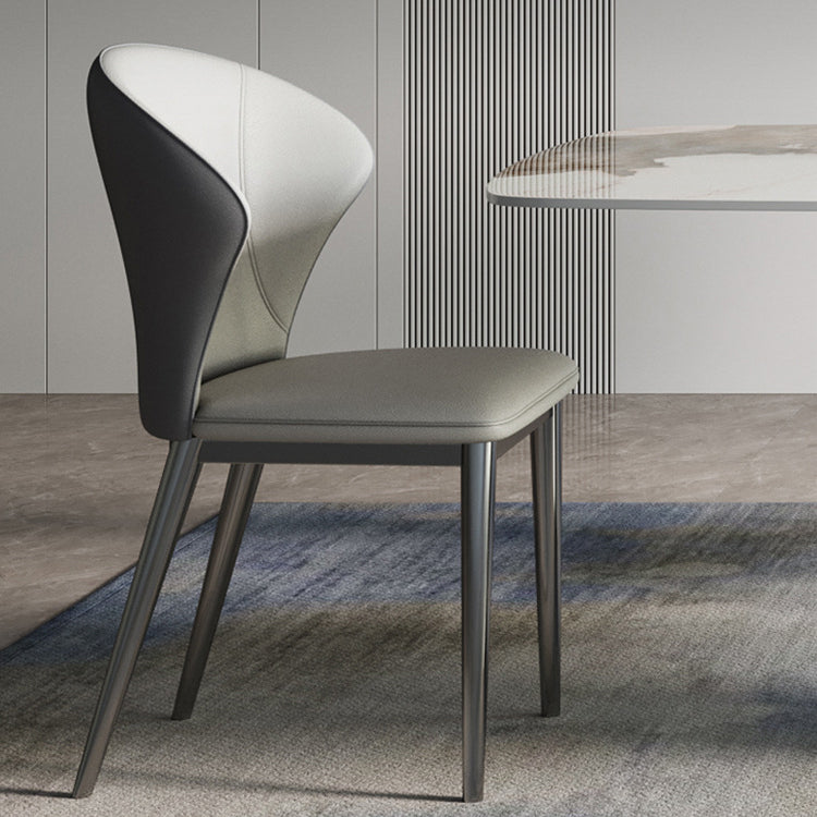 High Gloss Biege Dining Table Set 1/2/4/5/7 Pieces Glam Dinette Set for Home