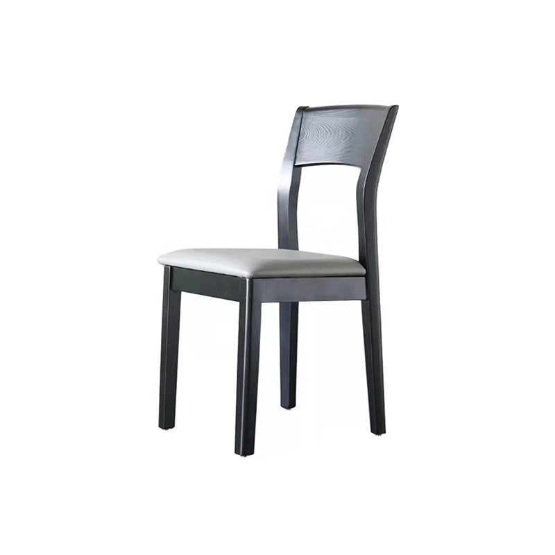 Modern Glossy Blue Dining Table Set 1/2/5/7 Pieces Dinette Set with Wooden Chairs