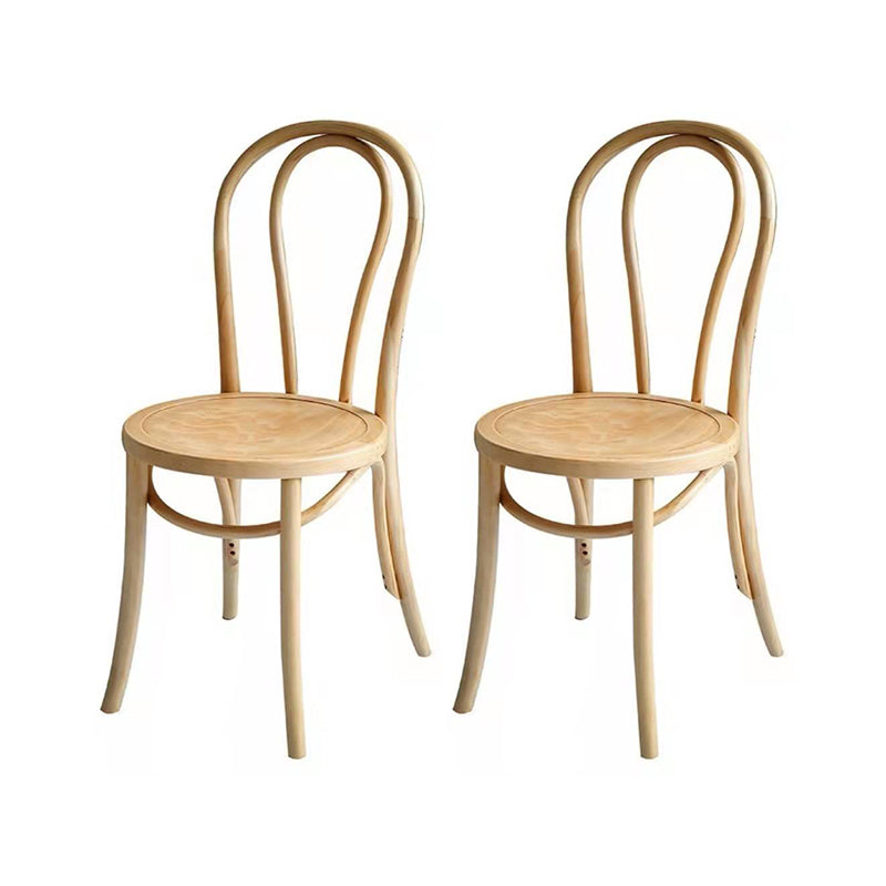 Round Dining Table Set 1/2/5/7 Pcs Pine Solid Wood Dining Table and Chairs