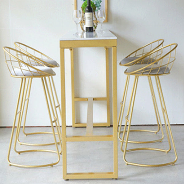 1/4/5 Pieces Bar Stool and Table Set Rectangular Bar Table Set