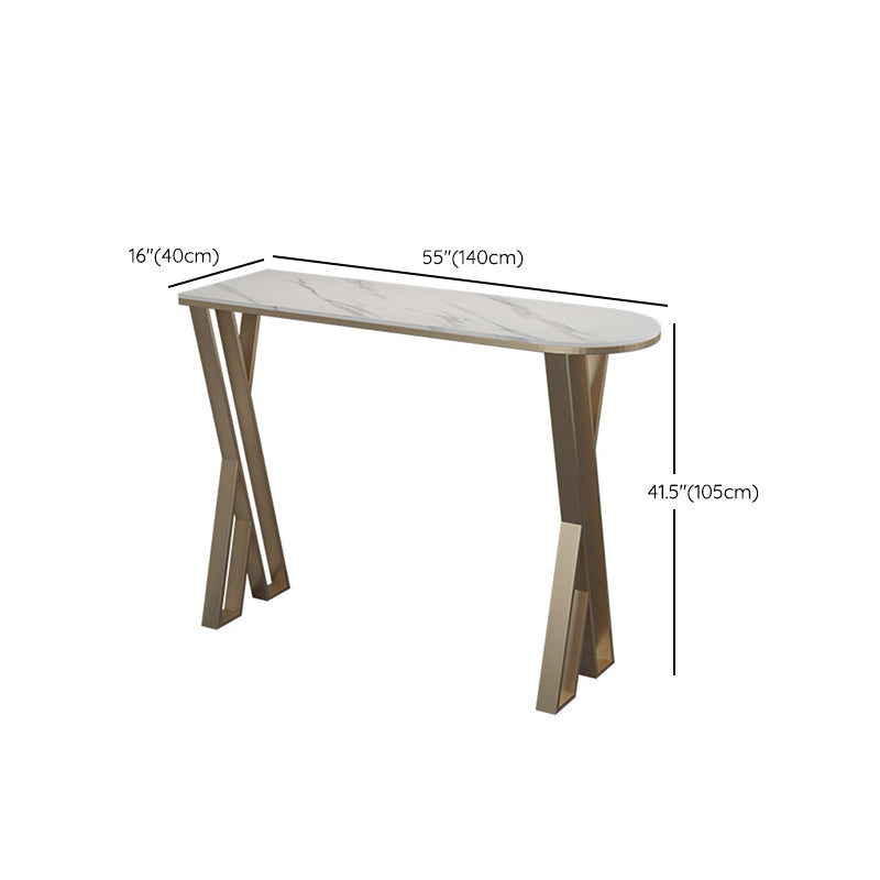 Contemporary 1/2/3/5 Pieces Bar Table Set Rectangle Bar Table with High Metal Stools