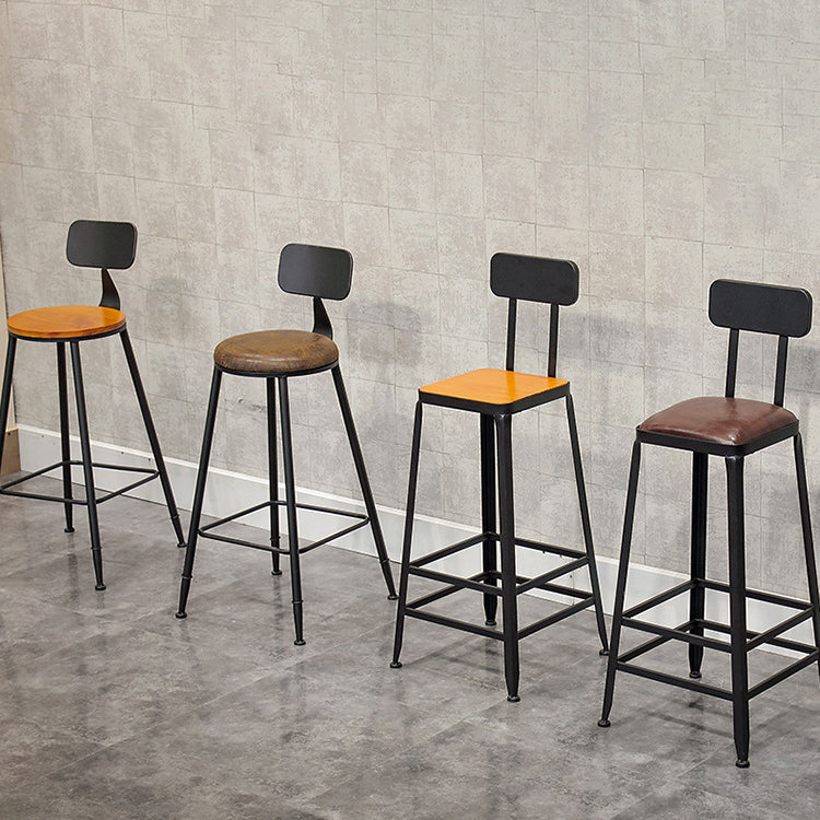 Industrial 1/5/9 Pieces Bar Table Set Rectangle Wood Counter Table for Milk Tea Shop