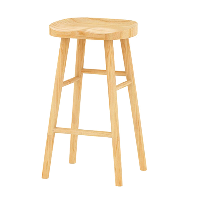 Contemporary 1/2/5/9 Pieces Bar Table Set Rectangle Wood Bar Table with Wooden Stools