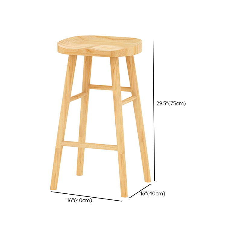 Contemporary 1/2/5/9 Pieces Bar Table Set Rectangle Wood Bar Table with Wooden Stools