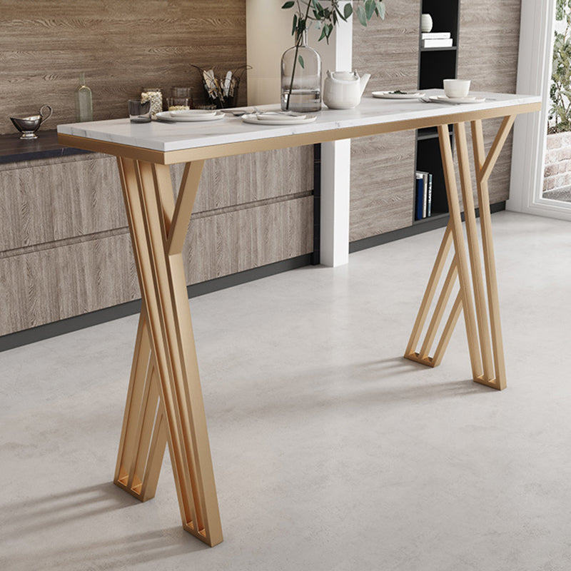 1/2/5 Pieces Bar Stool and Table Rectangular Modern Bar Table Set